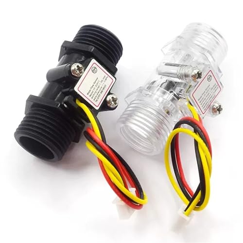Débitmètre de fluide transparent G1/2 avec turbine visible - 2