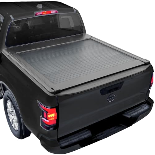 Syneticusa AR Automatic Retractable Truck Bed Cover for Nissan Frontier 2005-2026 | 5ft (58.6") Bed | Aluminum Hard Tonneau Cover | Easy Installation | Waterproof, Low-Profile