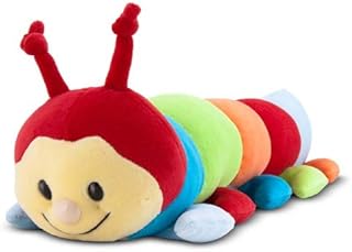Centopeia de Pelúcia Bebê Azul 52 cm Antialérgica