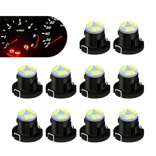 10 luces LED para control calefacción AC, kit 12V 6500K miniatura 1