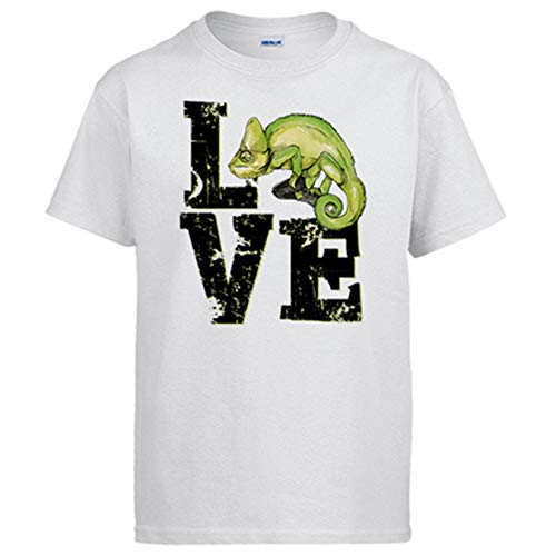 Camiseta Love Camaleón - Blanco, XL