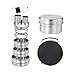 Aymzbd Camping Cookware Mess Kit Camping Bowls Multipurpose with Folding Handle Cooking Utensils Cooking Kit for Dinner Indoor Rvs