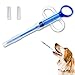 SEGMINISMART Lance Pilule Chat, Pet Pill Dispenser, Seringue pour Animaux de Compagnie, Animaux Médecine Distributeur, avec 2 Embouts Souples, Réutilisable, pour Chats, Chiens