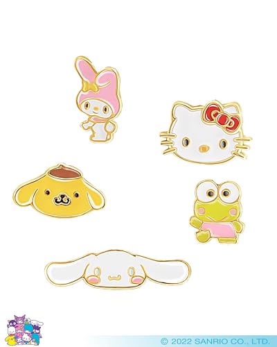 Hello Kitty Sanrio and Friends Charm Bracelets - Gold Flash-Plated Official Jewelry3