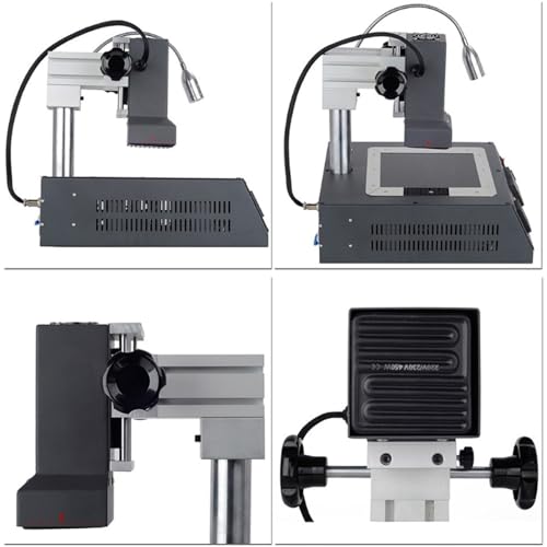 Estación de retrabajo de aire caliente y kit de soldadura para reparación electrónica, herramienta de soldadura y reballing de alta precisión para tabletas y dispositivos