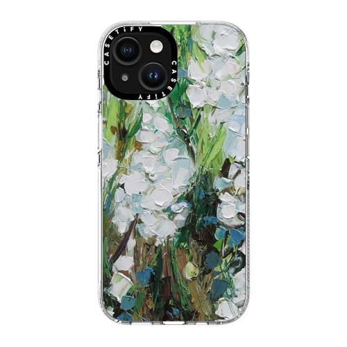 Coque transparente pour iPhone 15 CASETiFY compatible MagSafe motif fleurs - 6