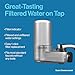 Brita Tap Water Filter, Water Filtration System Replacement Filters for Faucets,Reduces 99% of Lead, Chrome, 1 Count