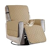 【Einzigartiges Design】:Die reversible Farbe von Sesselschoner für Relaxsessel macht Ihre Möbel luxuriöser und modischer. Beide Seiten können verwendet werden, um Kosten zu sparen, und die Rückseite verfügt über ein verstellbares Gummiband, um die Rutschfestigkeit zu gewährleisten. Dies ist nicht nur Sesselschoner für Relaxsessel, sondern auch die Inneneinrichtung Ihres Zimmers.