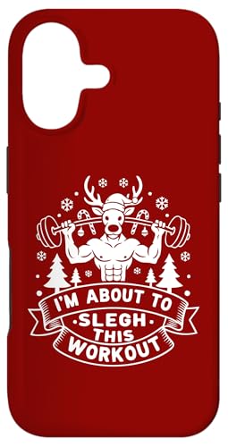 I'm About, To Sleigh This Workout �N���X�}�X �t�B�b�g�l�X �W�� �N���X�}�X �X�}�z�P�[�X iPhone 17 �p