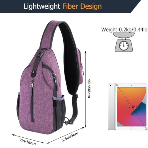 Mochila tipo Sling para ciclismo y senderismo miniatura 2