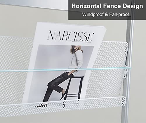Présentoir de brochures à 4 niveaux pour éviter le désordre des magazines - 5