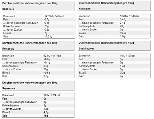 Sushi starterset 7-delig + gratis rijstlepel - Pamai Pai® - Wasabi Nori sushimmat sojasosse - Image 3