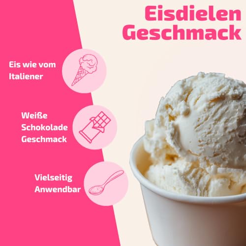 Weiße-Schokoladen-Eispaste für köstliches aromatisches Eis » Auch zum Verfeinern von leckeren Desserts, Getränke, Pralinen Torten und vielem mehr » Inhalt 250 g – Bild 3