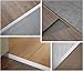 Threshold Strip，Flooring Transition Strip，T Molding Floor Transition Strip, Wood to Tile Flooring Threshold Bar, Laminate Floor Edge Trim, Capping Strip for Vinyl Planks/Floor Seams(Dark Grey)