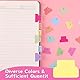 Hoiny Index Small Flags, Haftnotizen, Sticky Notes für Schulsachen, Schule, Büro, Hause (Index Tab)