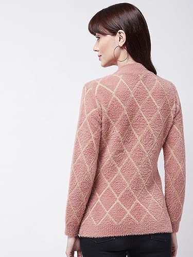 Image of Modeve Women Checkered Sweater for Winters