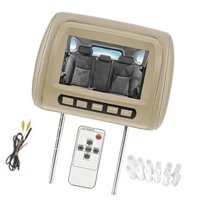 Predolo 7-Zoll Beige Kopfstützenmonitor