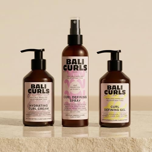 Bali Curls Curl Leave In Spray Difusor-Protector del Calor - Spray termoprotector definiente para cabello rizado - Protección térmica nutritiva para el cabello - Para rizos sanos y protegidos - 150 ml - imagen 10