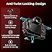 SMALLRIG Black Mamba Camera Cage for Canon R5 Mark II, Aluminum Alloy Camera Rig with Cold Shoe, 1/4''-20 & 3/8''-16 Threaded Holes, Built-in Quick Release Plate for Arca-Type - 4975