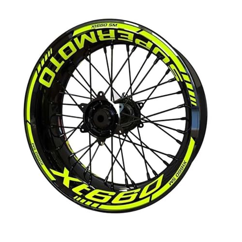 Autocollants Réfléchissants Moto pour Roues Yamaha XT 660 Trajet Nuit et Pluie
