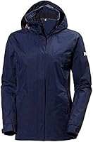 Helly Hansen Women's Aden Hooded Rain Jacket, 597 Navy, Small