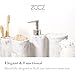 Imagen de ZCCZ Juego de 6 Accesorios de baño Blanco con Dispensador de jabón