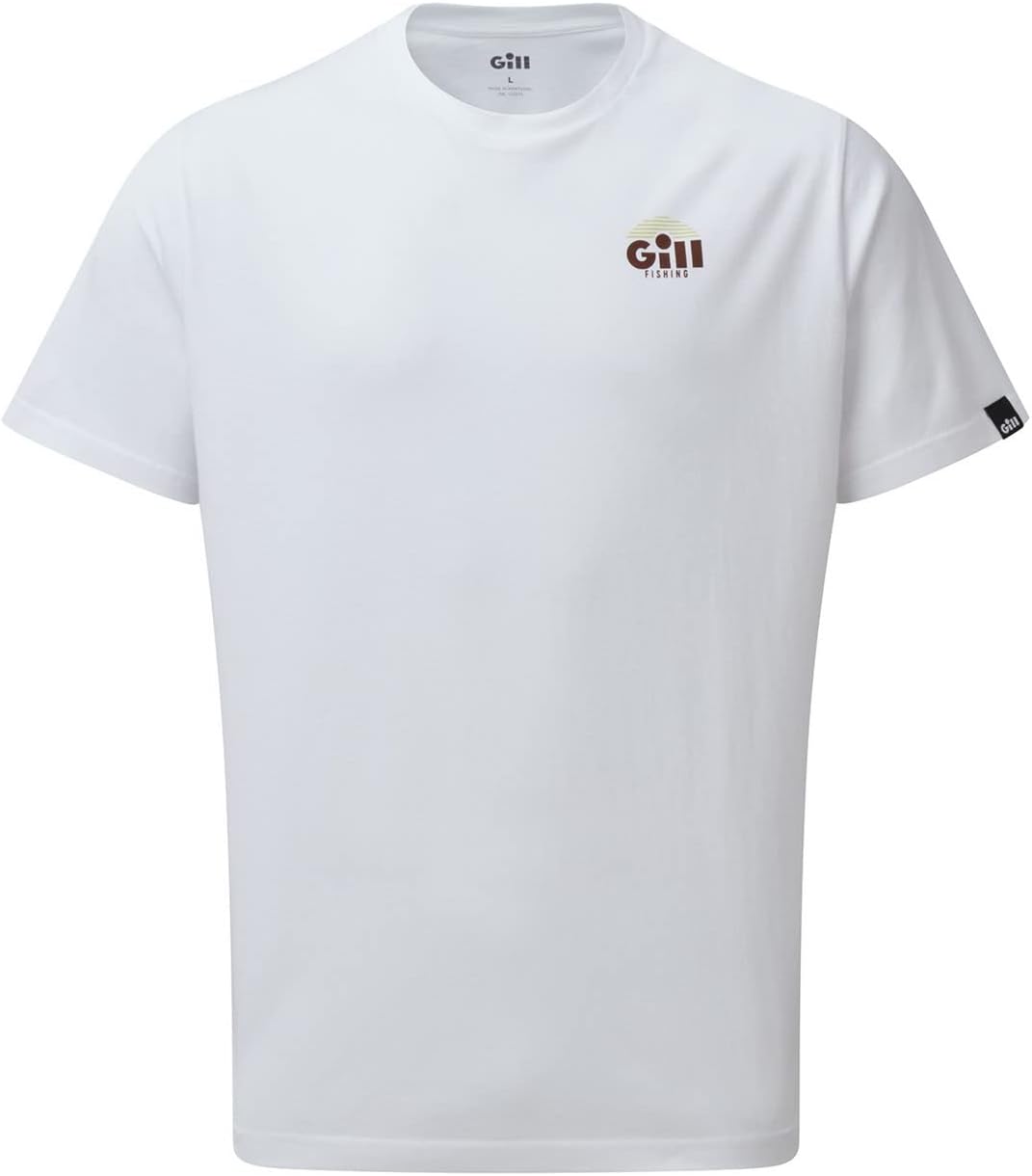 Gill Graphic Organic Cotton Short Sleeve T-Shirt - White B