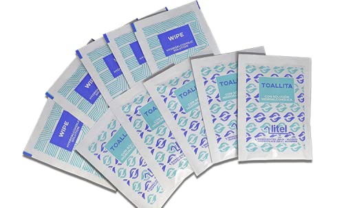 TOALLITA HIGIENIZANTE INDIVIDUAL. ESTUCHE 500 UNIDADES - LITEL