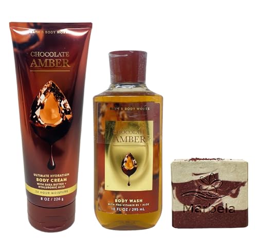 Bath & Body Works Chocolate Amber Body Cream and Body