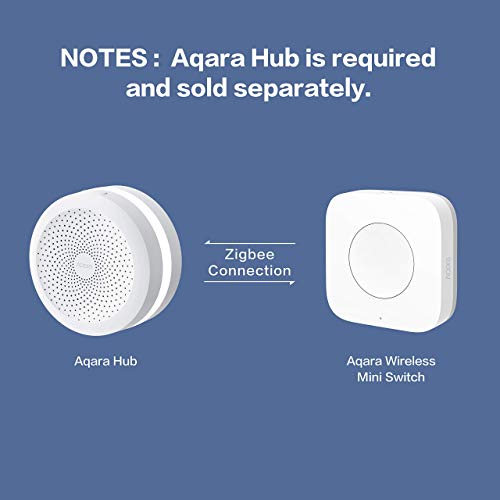 Aqara Mini Switch Plus Aqara Indoor Air Quality Monitor, Zigbee Connection, Wireless Mini Contact Sensor For Alarm System And Smart Home Automation, Compatible With Apple Homekit, Alexa #TOP7
