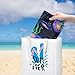 Glowing Up Jelly Fish Printed Beach Towel Lightweight Swim Surfing Towels for Pool Travel Vacation 130x80cm