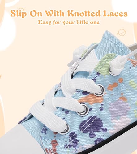 toddler little kid cushioned canvas shoes slip on sneakers soft and durable