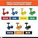 Body Sport Urethane Aerobic Dumbbells, 15 lb. (2-Pack) - Premium Hand Weights with Solid Steel Core & Ergonomic Gel Coating for Fitness Training & Strength Building