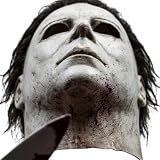 Boolavard Michael Myers maski na Halloween, horror, cosplay, akcesoria lateksowe (maska + nóż)