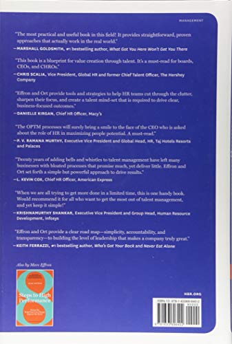 One Page Talent Management: Eliminating Complexity, Adding Value