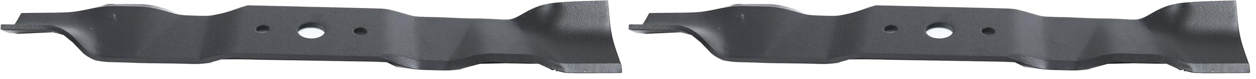 GREENSTAR - Lame Tondeuse Mulching - Adaptable Tondeuse CASTELGARDEN/HONDA Modèles 41PDE/41SPE - L.410 mm - Alésage 18,5 mm - Entraxe 65 mm (Lot de 2)