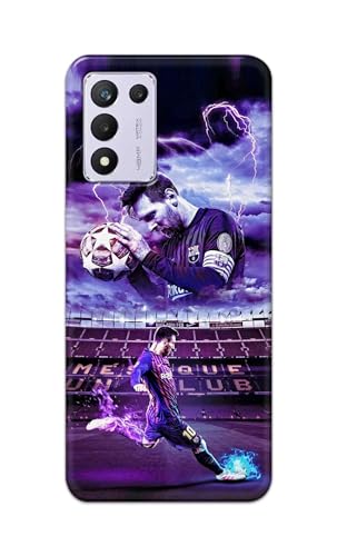 Image of Printed Hard Back Cover Case for Realme 9 5G Speed Edition | Realme 9 5G SE | Realme 9 SE 5G Back Cover (Famous Football Player) -1111