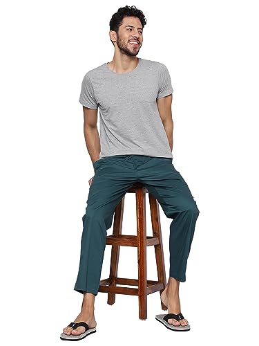 Image of PB & J Stretch Cotton Regular Fit Pyjamas for men | Premium Cotton Lower Pajama Lounge Pants for Men