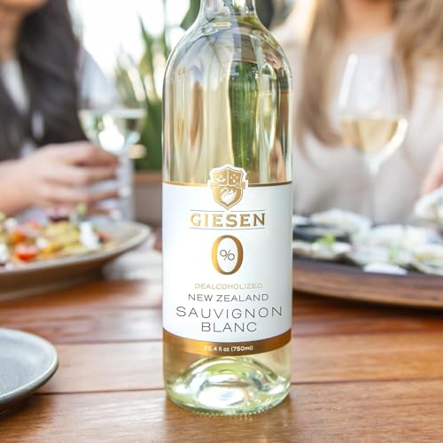 Image of Giesen 0% Non-Alcoholic Sauvignon Blanc | Alcohol Removed | Low Calorie | Award-Winning | Marlborough & Waipara, New Zealand | 750mL (1, 1 Pack)