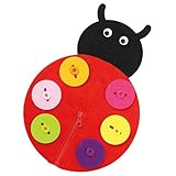 アーテック(Artec) ボタンとファスナーあそび てんとうむし 11976