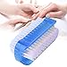 LOXGO Cleaning Nail Brush Fingernail Scrub Brush Two Sided Hand Scrubbing Brushes Soft Nails Toes Scrubber for Men Women Kids Kolinsky Acrylic Nail Brush