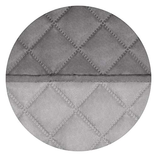 Image of PureFit Reversible Quilted Sofa Cover, Water Resistant Slipcover Furniture Protector, Washable Couch Cover with Non Slip and Elastic Straps for Kids, Dogs, Pets (Oversized Recliner, Gray /Light Gray)