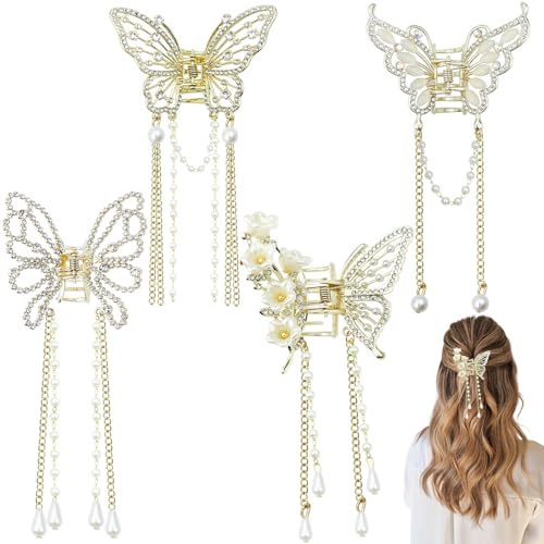 Pinzas de Mariposa huecas juego x4 miniatura 1