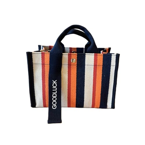 Image of Canvas Crossbody Shoulder Bag for Women, Sling Tote with Handles & Removable Strap, Fanny Pack Travel Handbag