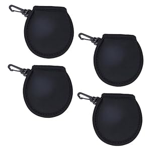 Abaodam 4Pcs Golf Ball Washer Pouch Brushed Protective Cover Cleaning Function Fabric Golf Accessories for Easy Maintenance and Ball Care