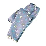 Petalum Kinder Leggings Winter Hose Mädchen Elastische Taille Lang Warm Winter Dick Futter Bleistift Fleece Gedruckt Niedlich Casual Trouser Girl, Grau 2, 18-24 Monate