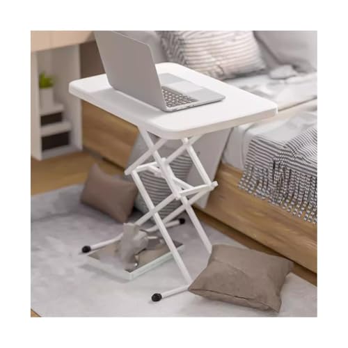 Table pliante réglable hauteur petite table appoint portable bureau ordinateur - 7