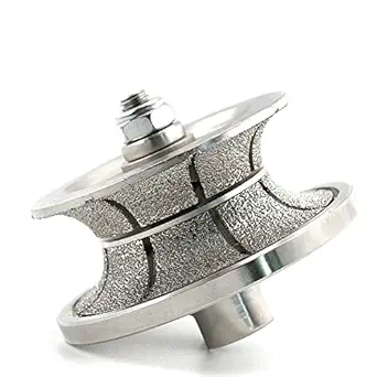 V30 (1-1/4'') Full Bullnose Diamond Hand Profiler Router Bit Wheel with 5/8''-11 Thread for Granite Concrete Marble Countertop Edge