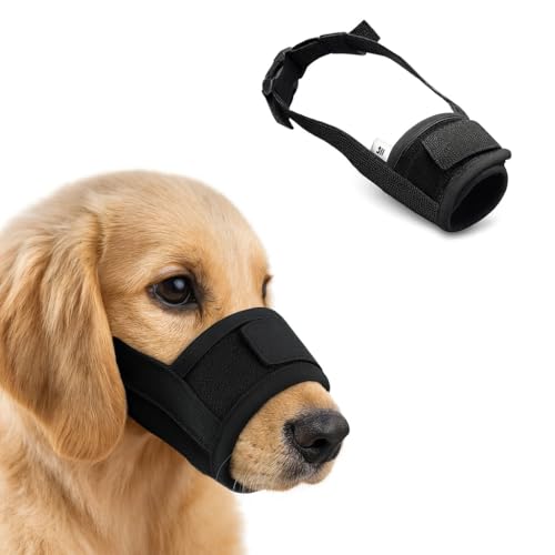 Bozal para Perros Grandes, Medianos y Pequeños - Antiladridos y Adiestramiento. Ajustable. Tallas S, M, L, XL, XXL. Evita Comer accidentalemente (XXL)