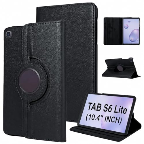 Image of 360 Rotating Flip Cover for Samsung Galaxy Tab S6 Lite (10.4 inch INCH) - Black
